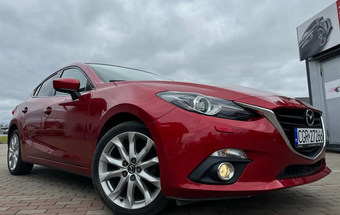 Mazda 3 cena 47900 przebieg: 146000, rok produkcji 2014 z Iława małe 191